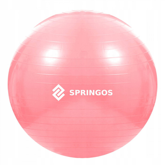 Купити Фітбол  Springos 75 cm Anti-Burst FB0012 Pink у Києві - фото №1